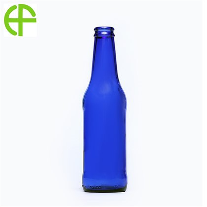 258ml サファイアブルー 小都ビールガラスボトル