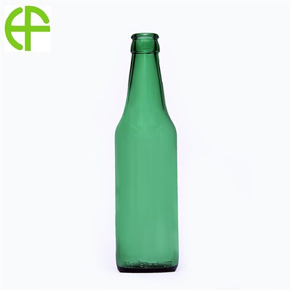 330ml エメラルドグリーン ラブビール ガラスボトル