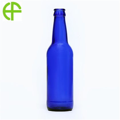 330ml サファイアブルー デシンビール ガラスボトル