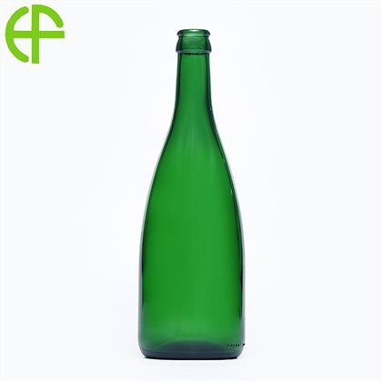 600ml ダークグリーン オーシャンビール ガラスボトル